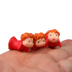 Cartoon Figure Mini Statue Cute Ponyo Toys Room Ornaments Kawaii Animal Model Toy Kid Gifts Fashion Collecction