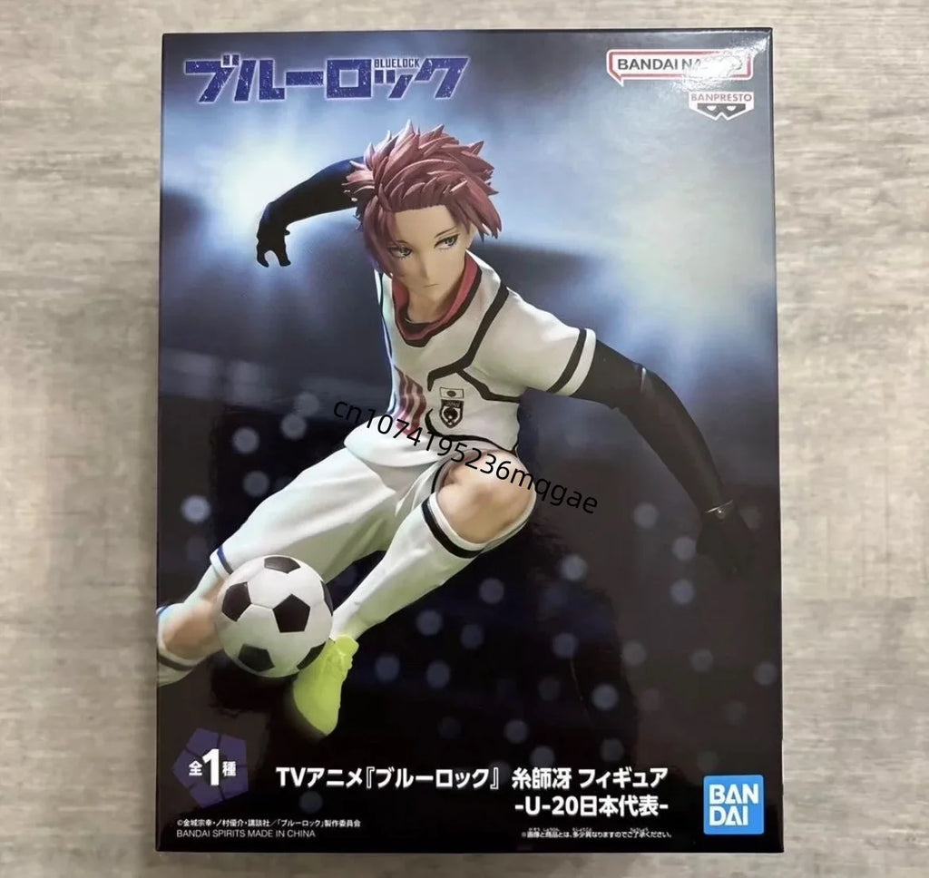 In Stock Original Bandai BLUE LOCK Isagi Yoichi Rin Itoshi Itoshi Sae Nagi Seishiro Anime Action Figures Model Collections Gift