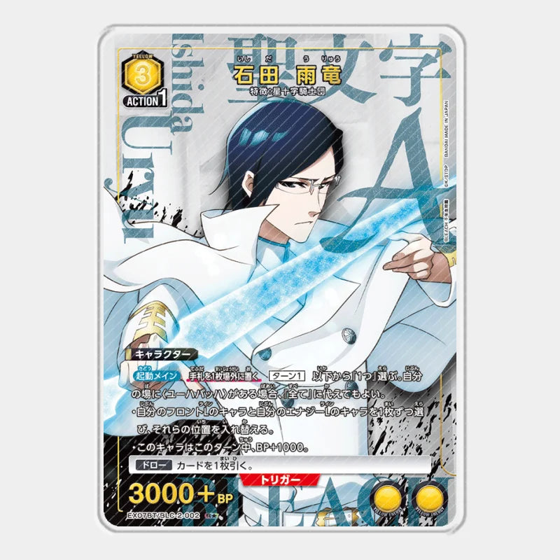 Acrylic Card UA Bleach Thousand-Year Blood War Kurosaki Ichigo Inoue Orihime Kuchiki Rukia Cards Anime Game Collection Toys Gift