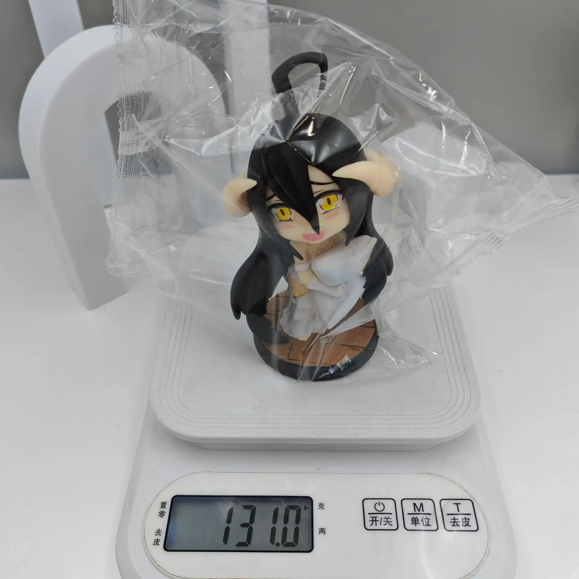 12cm Hot Anime Overlord Pillow Albedo Q Version Figure PVC Action Figure Model Doll Collection Decoration Toy Boys Birthday Gift