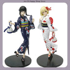 Lycoris Recoil Chisato Nishikigi & Takina Inoue Yukata Summer Kimono 20cm Anime Figure Statue Desktop Decoration Gift
