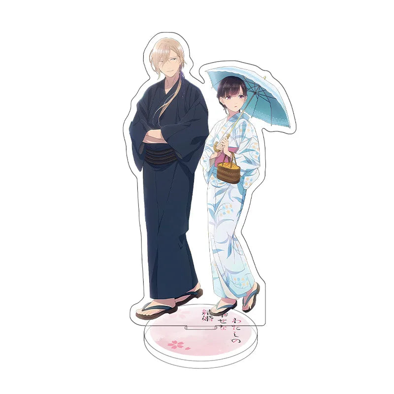 My Happy Marriage Acrylic Stand Anime As Long As We Both Shall Live Figures Miniatures Figurines Garage Kits Model Toy Ornaments