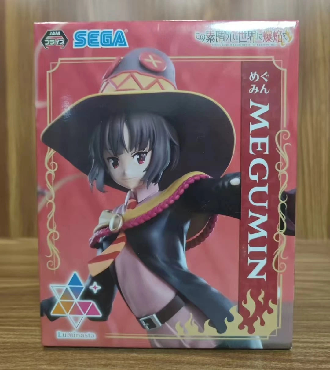 Genuine Original Sega Konosuba An Explosion On This Wonderful World! Luminasta Megumin Figure Model Collector Figurine Toys Gift