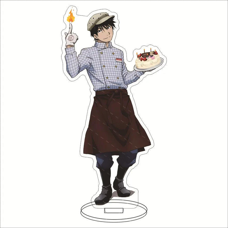 Anime Fullmetal Alchemist Acrylic Stand Action Figure PVC Desktop Stand Model Toy Christmas Gif