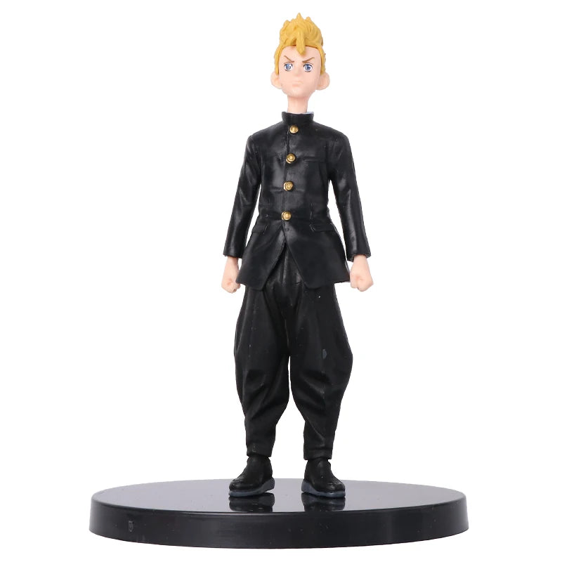 17CM Anime Figure Tokyo Revengers Hanagaki Takemichi Student School Uniform  Model Dolls Toy Gift Collect Boxed Ornaments PVC