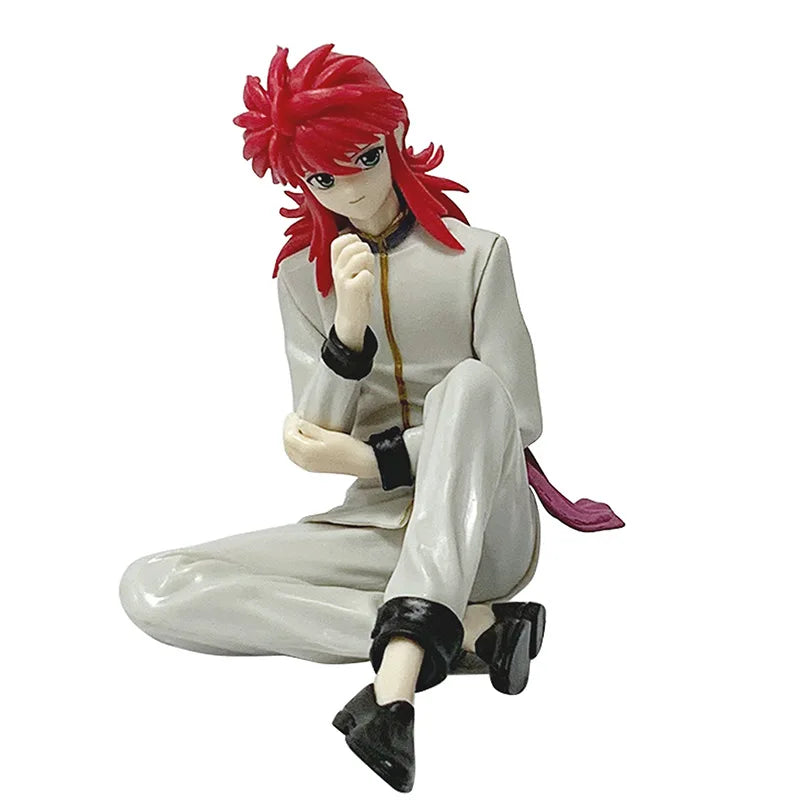 Figura de Anime YuYu Hakusho de 8cm, figura de acción de Urameshi Yusuke, figura de tapón de fideos Kurama, colección de PVC par