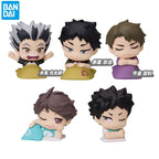 Anime Haikyuu Gashapon Toys Sleep Styling Vol.2 Oikawa Tooru Ushijima Wakatoshi Akaashi Keiji Cute Figure Model Dolls Gifts
