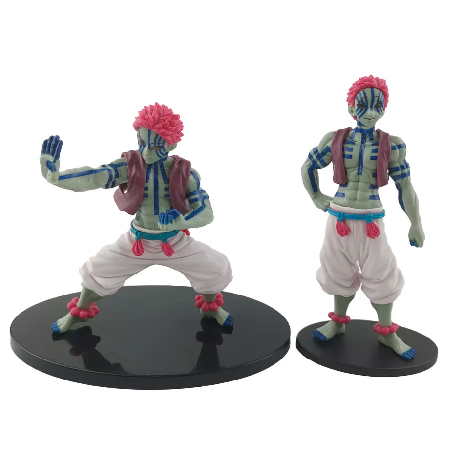 15cm Anime Figure Demon Slayer Figures Slayer Akaza Doll Figurine Warrior Action Figure Model Toys Anime Model Figure Car Doll