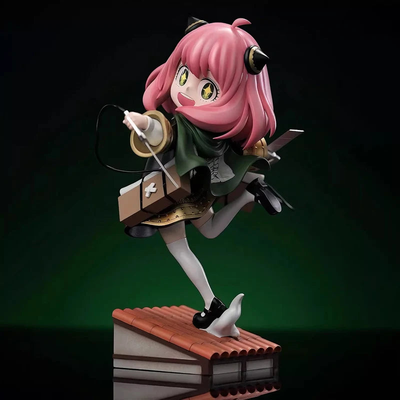 Spy X Family Anya Cos Levi Anime Action Figure Cute Desktop Decoration Room Decor Holiday Gift Collection Item