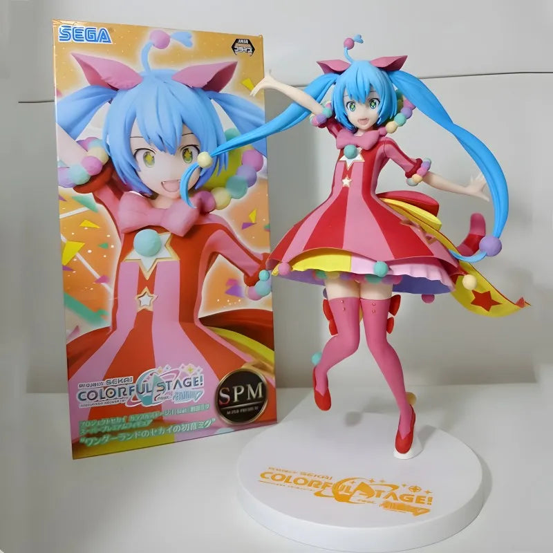 20cm Sega Original Hatsune Miku Project Sekai Colorful Stage Ver. Pvc Action Model Doll Figures Toys Collectible Ornament Gifts