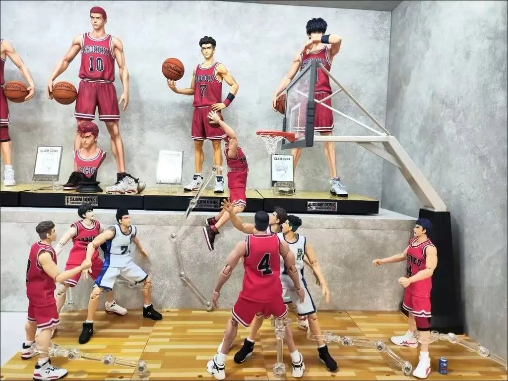 Dasin/Great Toys/GT Slam Dunk Hanamichi Sakuragi Kaede Rukawa Mitsui Hisashi Akagi Takenori Ryota Miyagi 1/12 PVC Action Figure