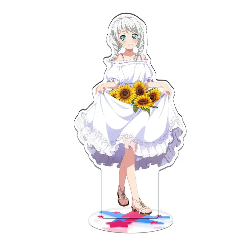 BanG Dream! Acrylic Standing  Anime Fans Game Stand Poppin'Party Hanazono Tae Kokoro Tsurumaki Yukina Minato Roselia Hazawa Gitf