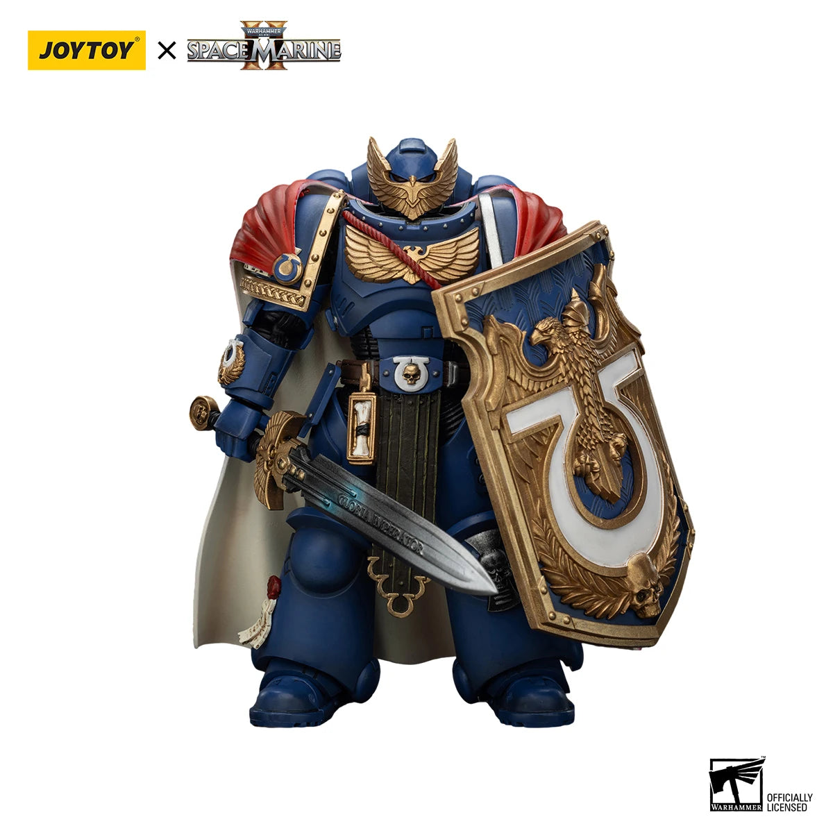 JOYTOY Warhammer 40k 1/18 Action Figures Ultramarines Victrix Honour Guard with Storm Shield And Power Sword
