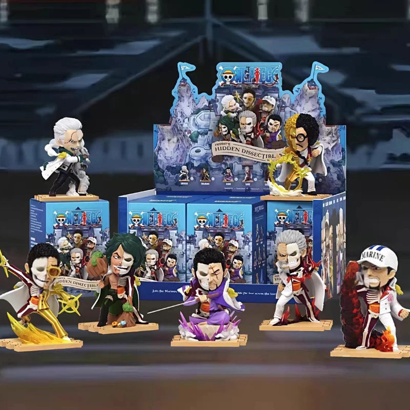 Mightyjaxx One Piece 8th Generation Navy Admiral Authentic Collectible Anime Figure Blind Box Half Dissection Series Trendy Gift