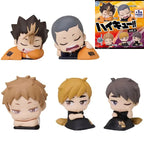 Anime Haikyuu!! Gashapon Toys Sleep Styling Vol.3 Yu Nishinoya Miya Atsumu Ryunosuke Tanaka Cute Figures Model Decoration Gifts
