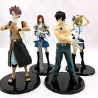Fairy Tail Natsu Dragnir Lucy Heartfilia Action Figure Grey Erza Scarlett PVC Figure Toys Brinquedos Anime