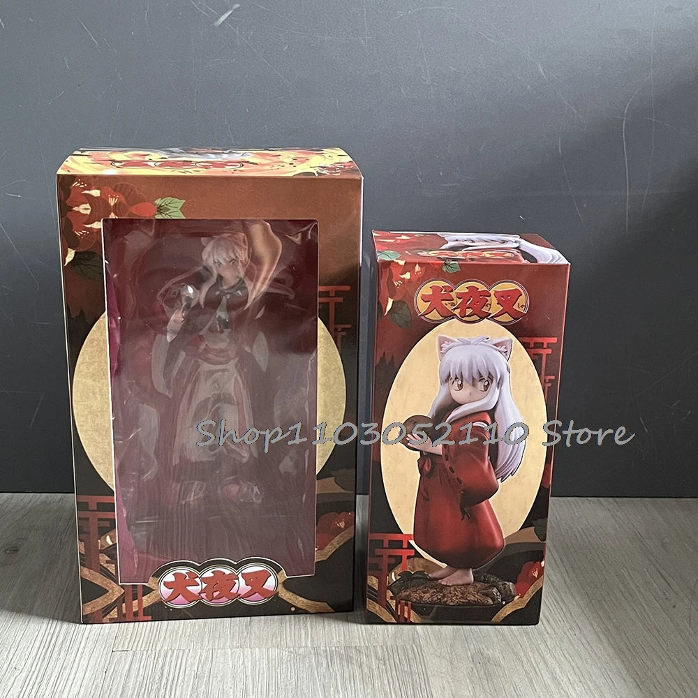Anime InuYasha Sesshoumaru Figure Childhood Sesshoumaru Standing Pose Model Doll Christmas Helloween Gifts