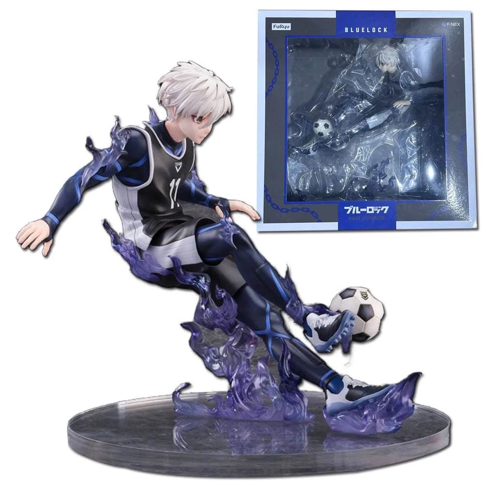 Anime BLUELOCK Seishiro Nagi Football Action Figure Japanese Dolls Hobbies Toys Desk Decorations Room Statue Birthday Gifts
