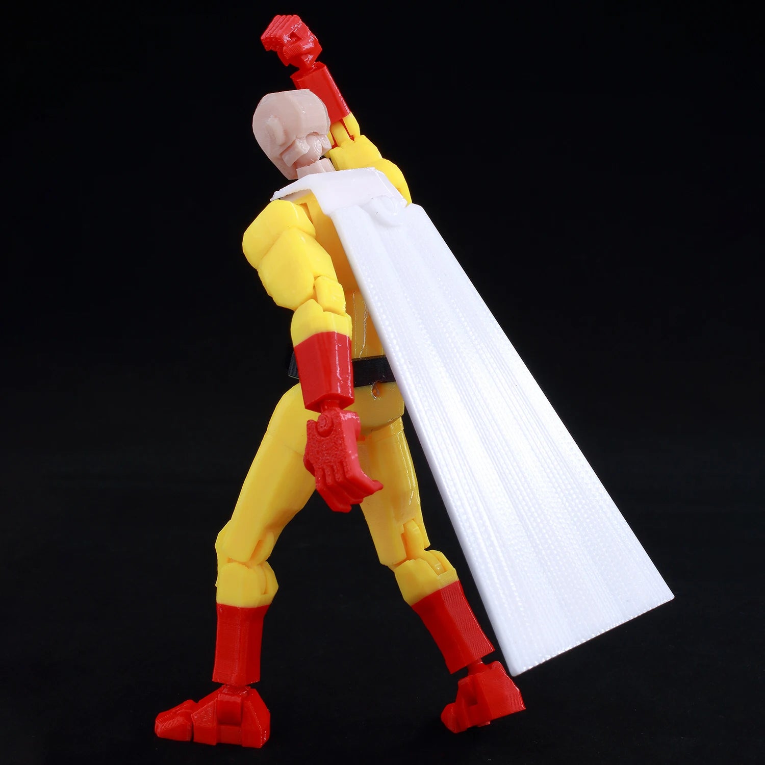 9L3D Printed Lucky Dummy 13 One-Punch Man 3D Action Figure, Multi-Jointed Poseable Anime Model, Collectible Gift for Fans