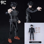 9L 3D Articulated Action Figure - Kaneki Ken From Tokyo Ghoul Lucky Dummy 13 Collectible One-Eyed Ghoul Ver Desktop Display Toys