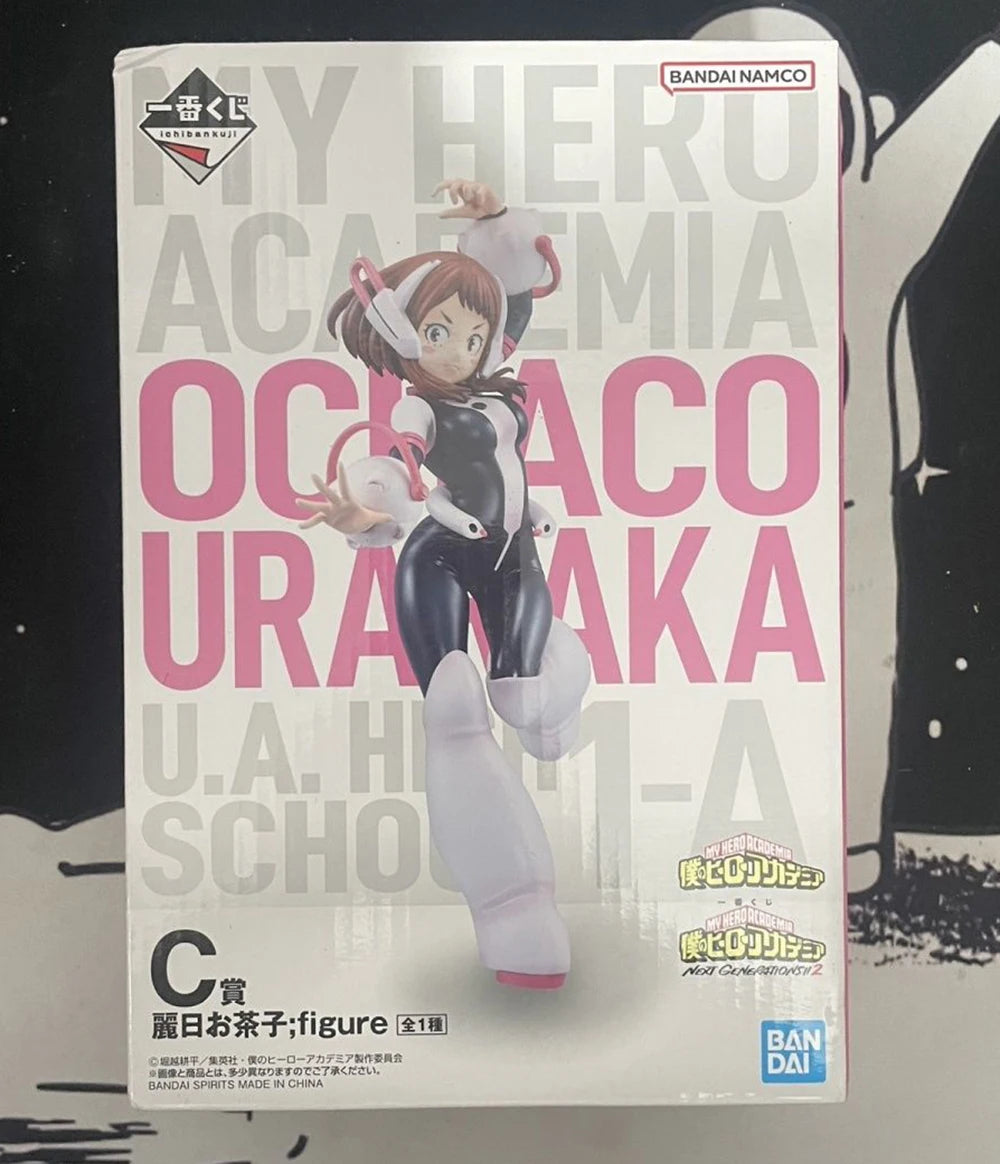 In Stock BANDAI Banpresto Original Anime My Hero Academia-Ochaco Uraraka Anime Figures Model Collection PVC Model Toys