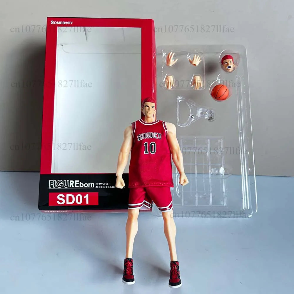 Slam Dunk Shohoku Basketball Player Rukawa Kaede Sakuragi Hanamichi Multiple Figure Eborn SD01 SD03 Action Figure Model Toys