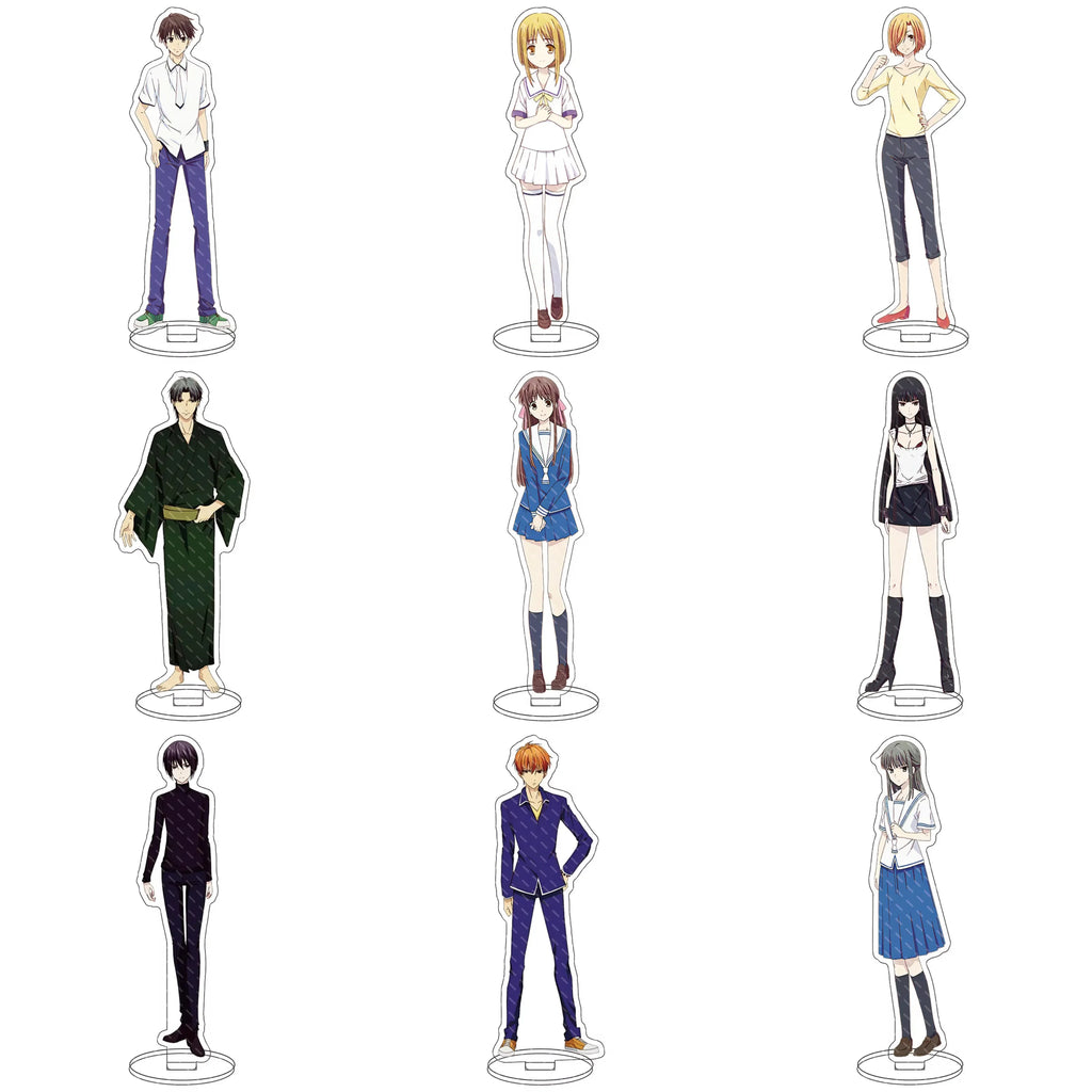 Anime Figure Stand Toy Fruits Basket Honda Tooru Kyou Yuki Momiji Shigure Hatsuharu Saki Ayame Hatori HM Acrylic Model Stand