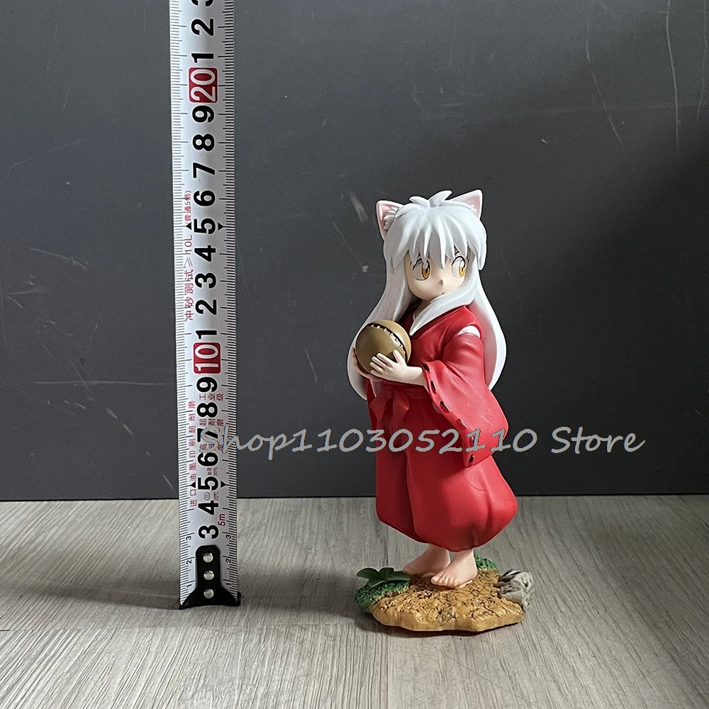 Anime InuYasha Sesshoumaru Figure Childhood Sesshoumaru Standing Pose Model Doll Christmas Helloween Gifts