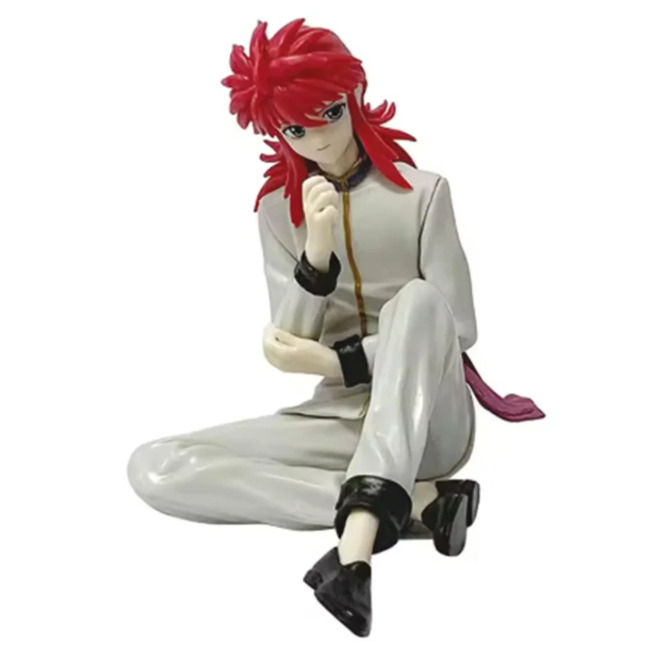 YuYu Hakusho Anime Figure Set 8cm Action Figure Urameshi Yusuke And Kurama Noodle Cover Figurines PVC Collectible Pair