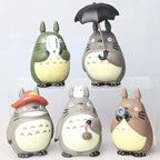 1-12pcs Anime Miyazaki Hayao Series Totoro Figure Mini Statue Cute Toys Room Ornaments Pvc Figures Toy Kid Gifts Collecctibles