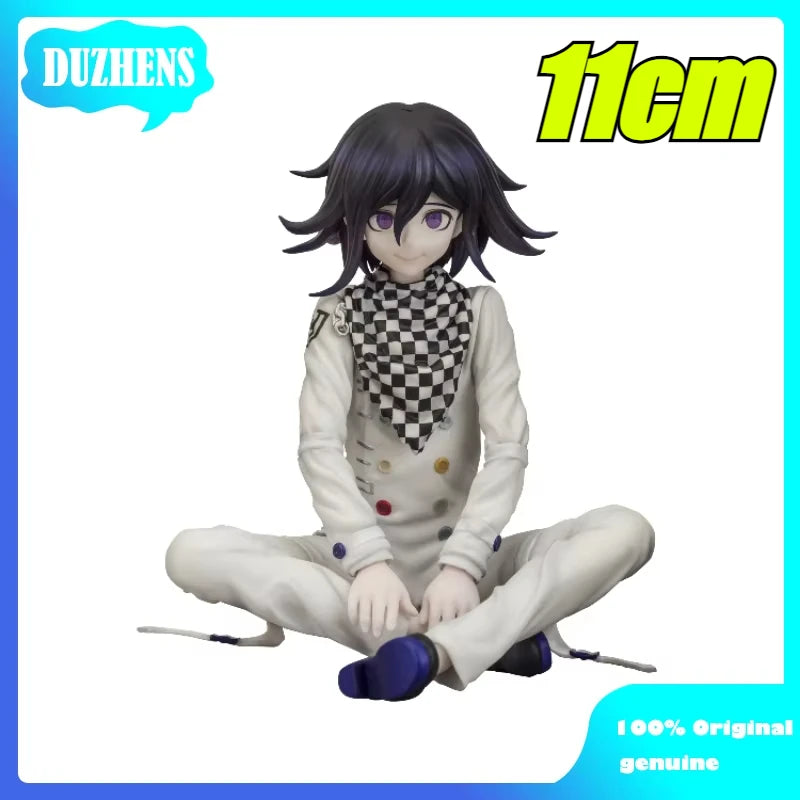 UC Original:Danganronpa Kokichi Oma sitting position 11cm PVC Action Figure Anime Figure Model Toy Collection Figure Doll Gift