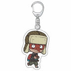 6cm Anime Dorohedoro Keychain Cosplay Charm Keyring Acrylic Figure Key Chain Phone Pendant Halloween Decor Boy Girl's Party