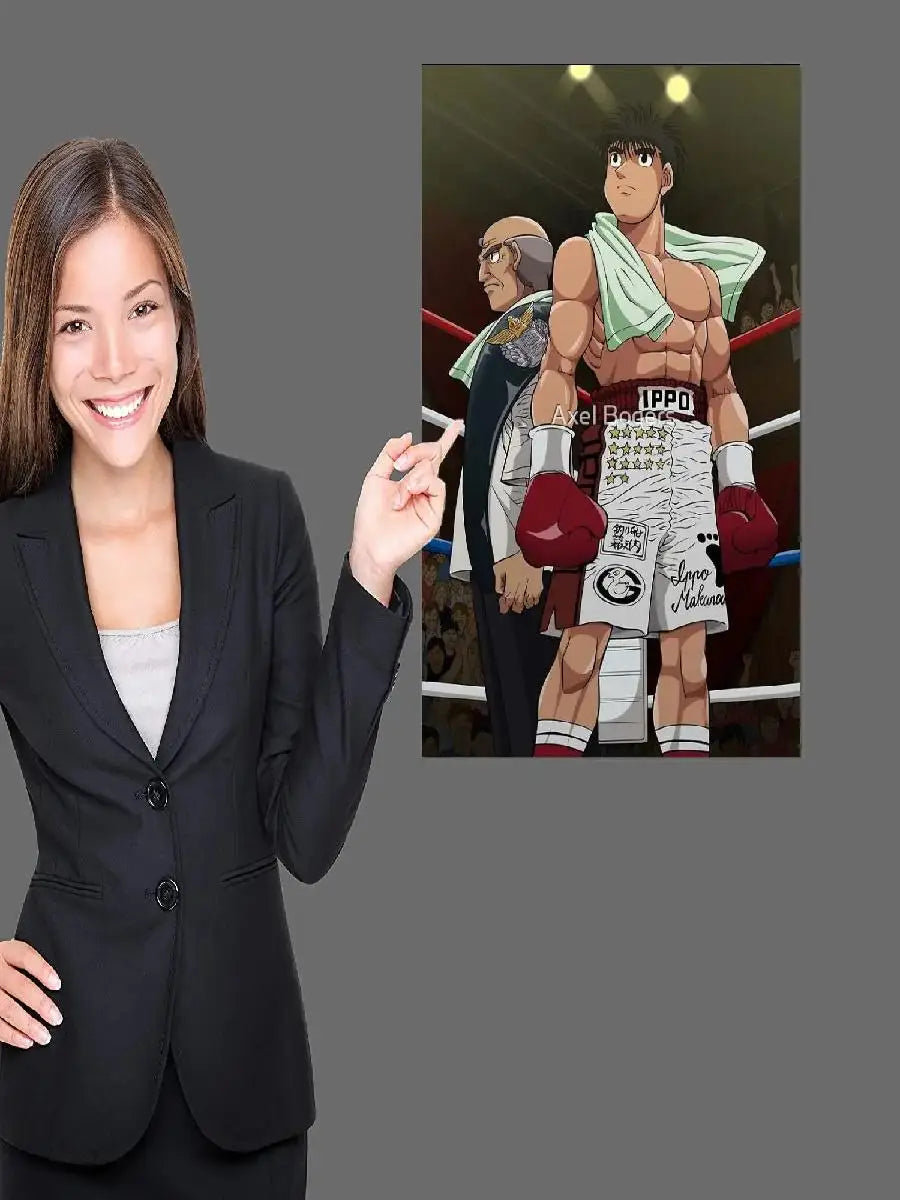 Hajime no Ippo Anime Video Game Canvas Art Poster  Modern Wall Art Picture Print for Family Bedroom Decor