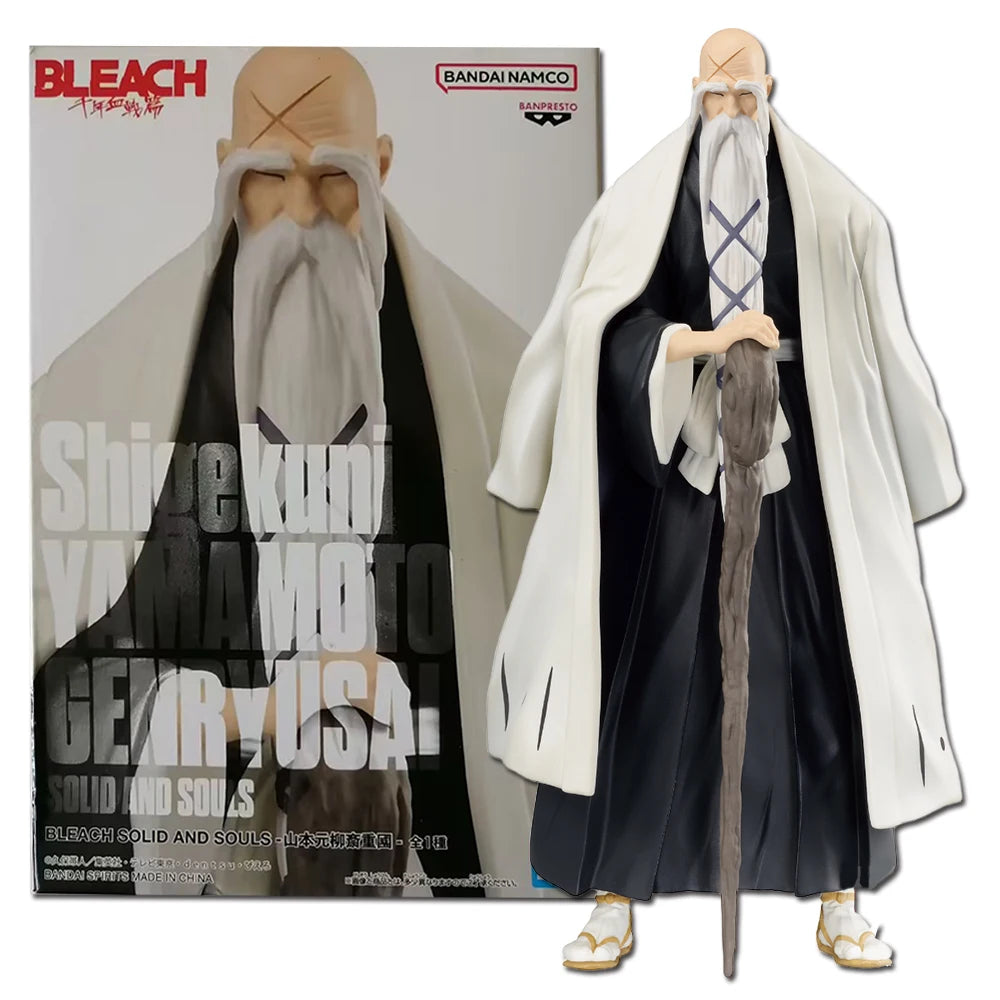 15cm BLEACH Anime  Yamamoto-Genryuusai Shigekuni Action Figure Collectible PVC Model Toys Japanese Dolls Desktop Decorations