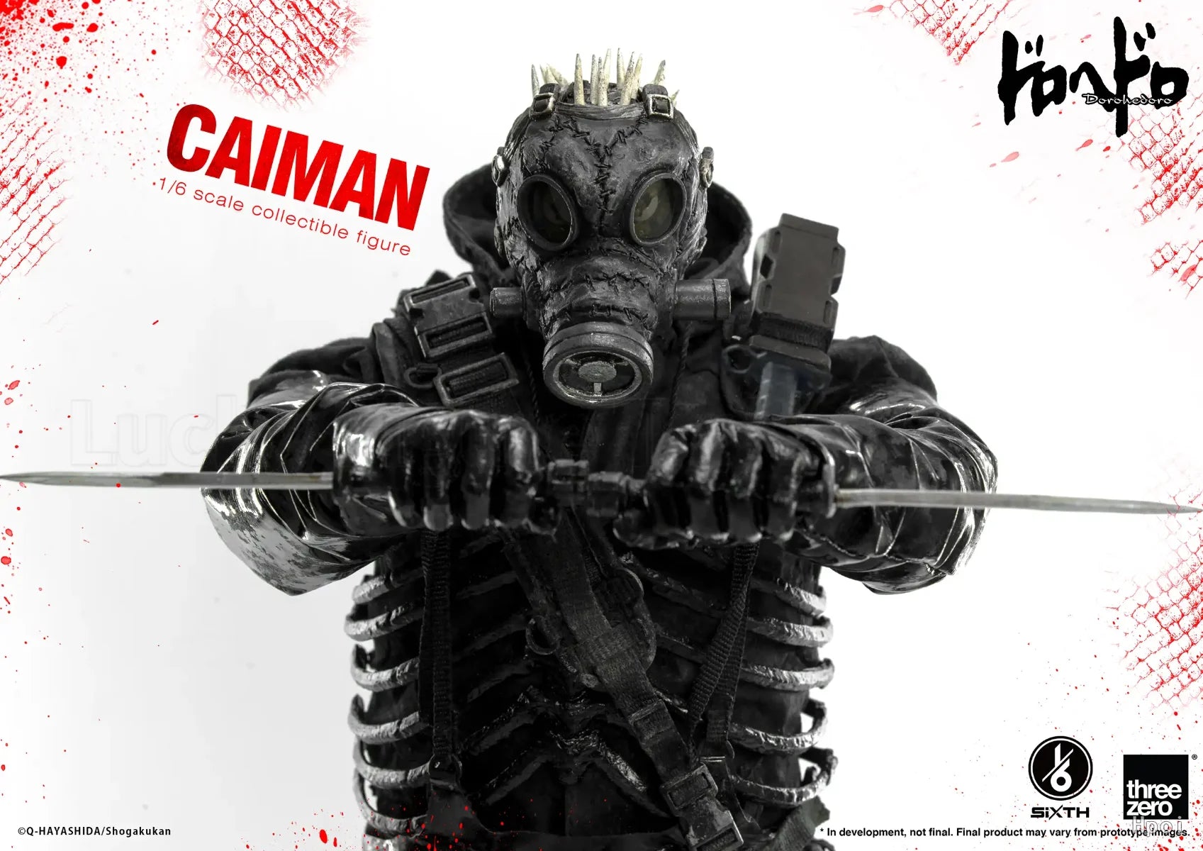 【Original】Threezero Dorohedoro CAIMAN 1/6 Scale Action Figure Model Toy