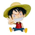 One Piece Anime Sitting Handsome Luffy Handsome PVC Model Blind Box Jobasolon Handsome Decoration Anime Periphery
