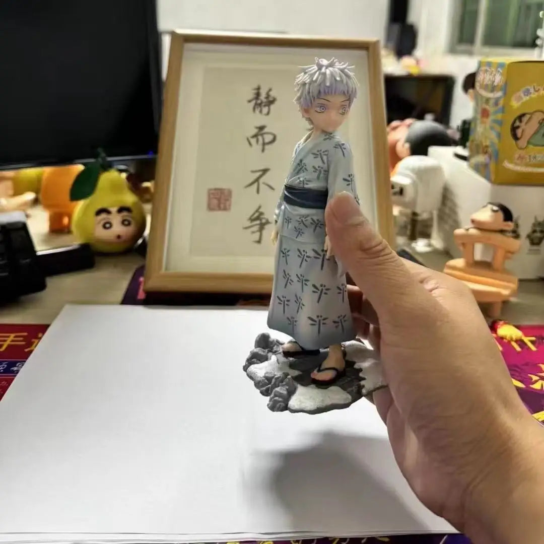 Japanese Ornaments Gojo Satoru Figures Anime Series Peripheral Trendy Three-dimensional Model Ornaments Statue Gift Decoration