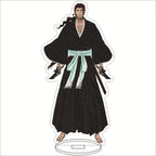Anime BLEACH Acrylic Stand Manga Figures Kurosaki Ichigo Miniatures Figurines Garage Kits Model Toys GK Ornaments Decoration