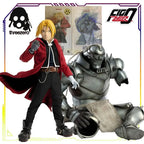 Threezero Original FigZero Series FULLMETAL ALCHEMIST Anime Action Figure Model Toys Collectible Model Ornaments Gifts for Boys