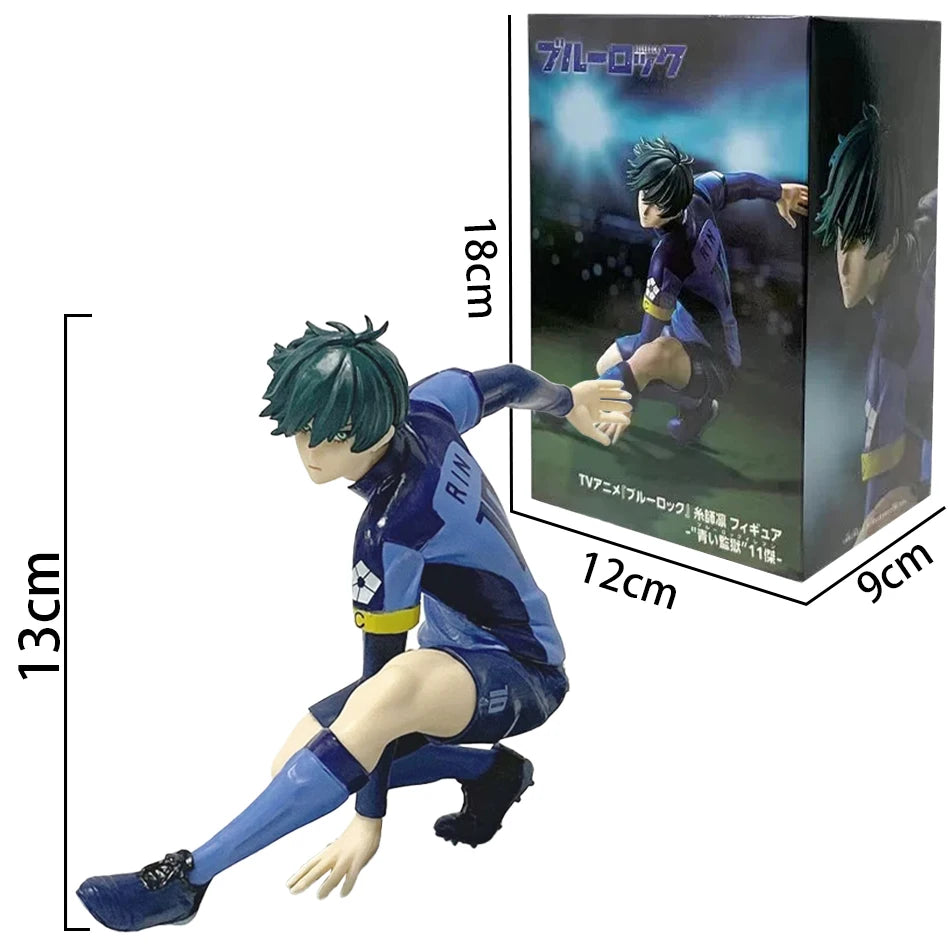 In Stock Anime Blue Lock Nagi Seishiro Rin Itoshi Cool Pose Design Model Classic Style Desktop Ornament Anime Collection Gift