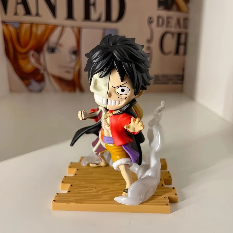 Hot Selling Original One Piece Blind Box The Battle Of Ghost Island Series Half Skull Anime Peripheral Action Figures Model Gift