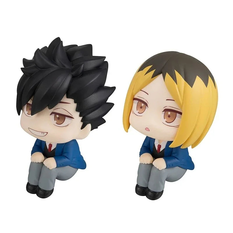 Anime Tetsurou Kuroo Toys Look Up Kozume Kenma Haikyuu Action Figure Miya Osamu Oikawa Tooru Figures PVC Collectible Statue Gift