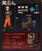 Blokees Naruto Action Figures Uzumaki Boruto Toys Uzumaki Naruto Kurama Assembly Model Champion Class Anime Ornaments Gift