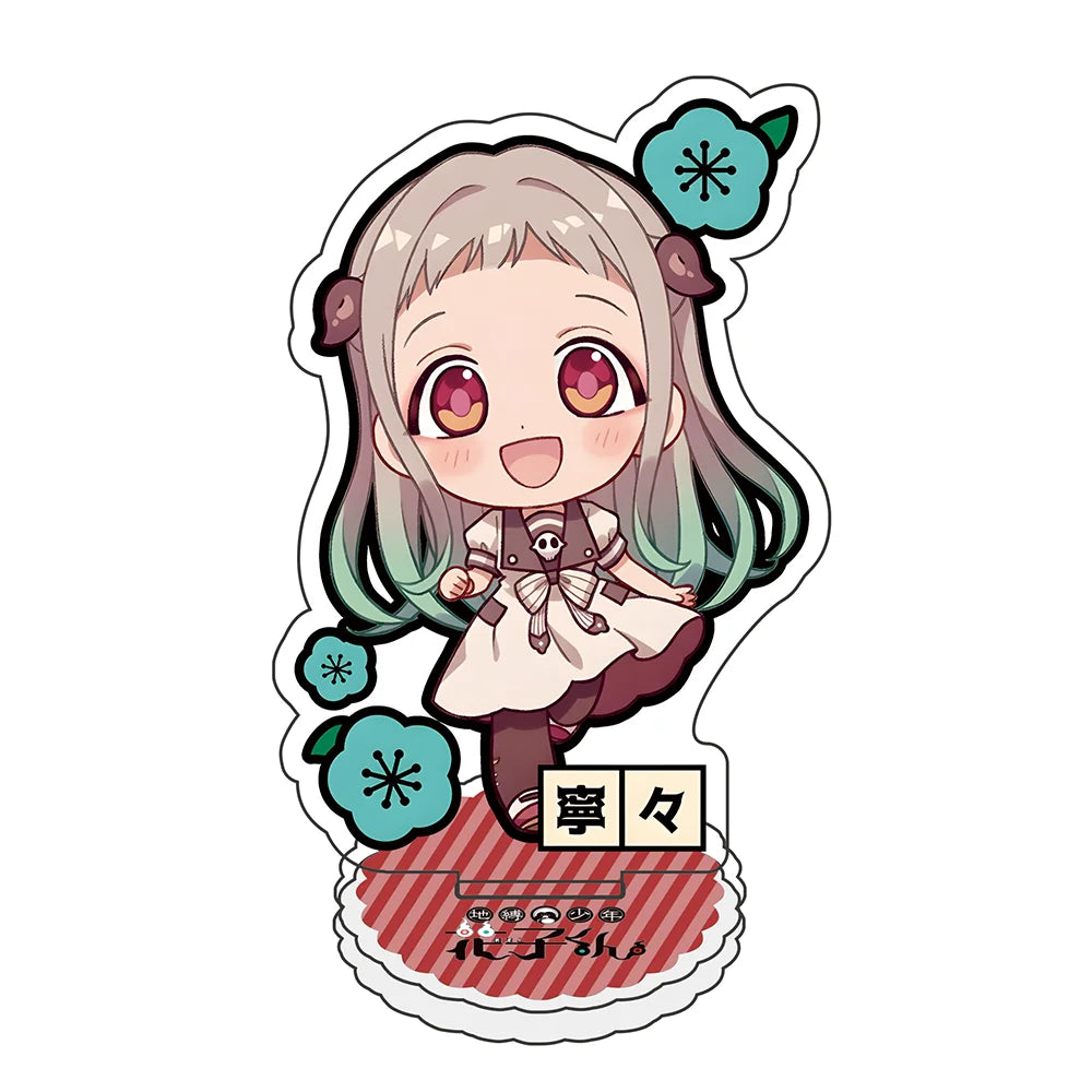 Cute 10Cm 1Pcs Anime Toilet-Bound Hanako-Kun Acrylic Stand Nene Kou Kou Aoi Sakura Figure Stands Model Cute Character Standing S
