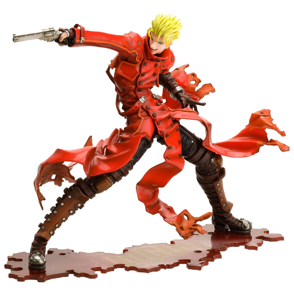 100% Original in Stock Kotobukiya ARTFX J Trigun: Badlands Rumble Vash The Stampede Anime Figure Collection Series Model Toys