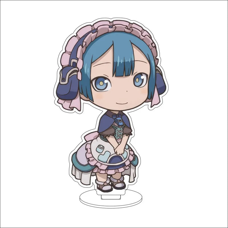 Anime Made in Abyss Acrylic Stand Ornaments Riko Reg Nanachi Prushka Figure Stand Halloween Gifts