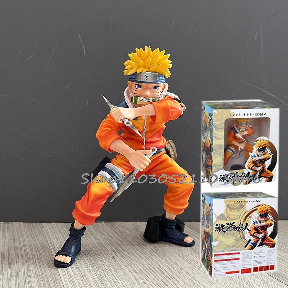 Naruto Uchiha Sasuke Uzumaki Figure Anime Naruto Zhenyi Handmade Figure Model Collection Toy Doll Birthday Gifts