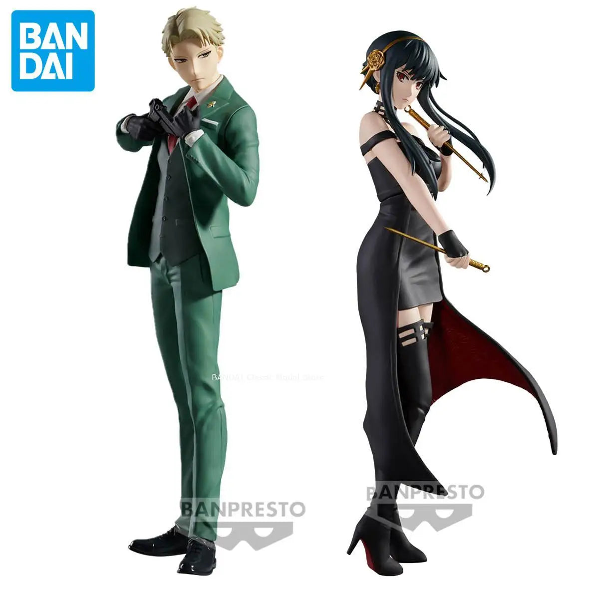 In Stock Original Banpresto Spy Family Yor Forger Loid Forger Figure Anime Genuine Collectible Boxed Model Dolls