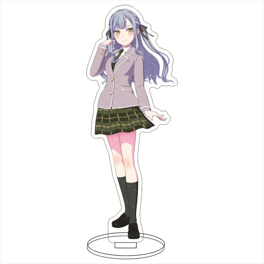 Anime Figure BanG Dream Maruyama Aya Sayo Hikawa Cosplay Acrylic Stand Model Plate Desk Decor Standing Sign Keychain Gifts