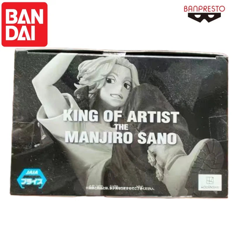 In Stock Bandai Original Banpresto Tokyo Revengers King of Artist Manjiro Sano Garage Kit Model Ornaments 100% Genuin